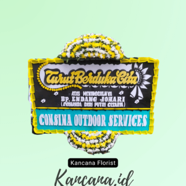 Papan Karangan Bunga Duka Cita