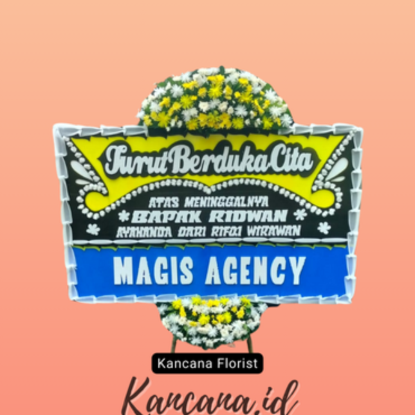 Papan Karangan Bunga Duka Cita